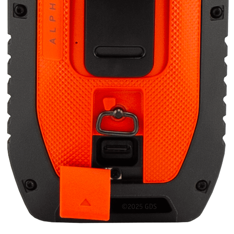 Alpha 200 Plus Handheld USB Port Detail