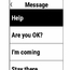 Alpha 10 Screenshot Messages