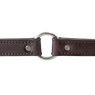 Leather Dog Collar Outside Center Ring Detail