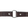Leather Dog Collar Inside Center Ring Detail