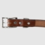Mahogany Leather Dog Collar Buckle Inside Detail
