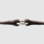 Mahogany Leather Dog Collar Center Ring Edge Detail