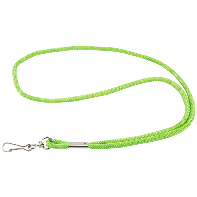 Green Nylon Whistle Lanyard