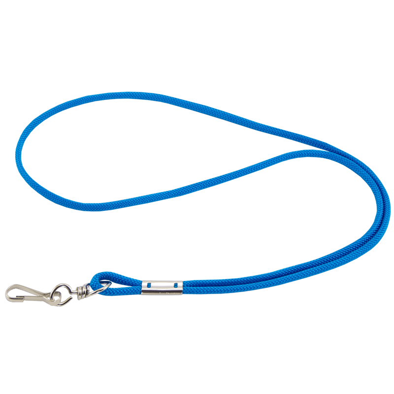 Royal Blue Nylon Whistle Lanyard