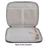 Protective Carrying Case with Alpha XL in Bottom Pocket