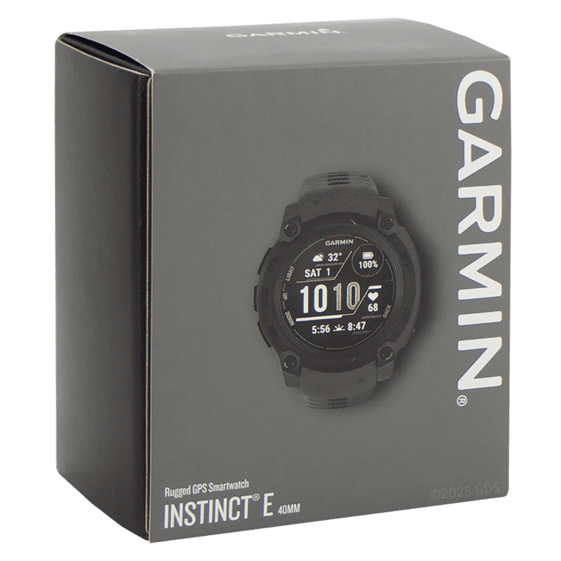 Garmin Instinct-E Watch Box Detail