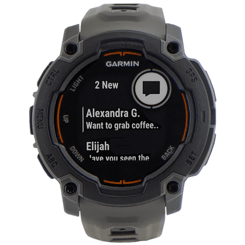 Garmin Instinct-E Watch Smart Notification Screen