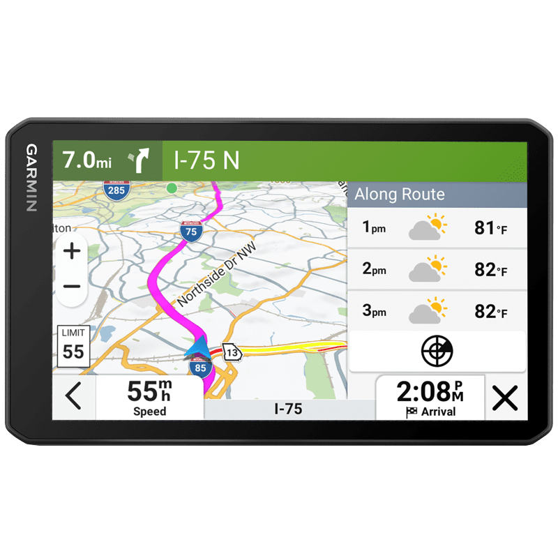 DriveTrack 72 Navigation Screen Detail