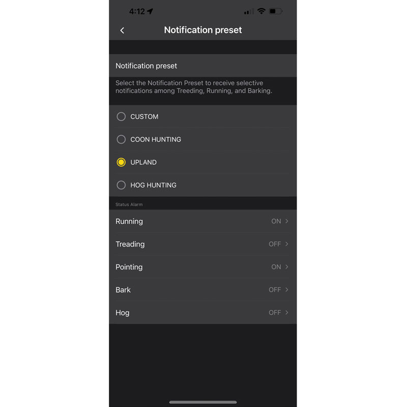 Pathfinder 2 MINI Compass Notification Preset