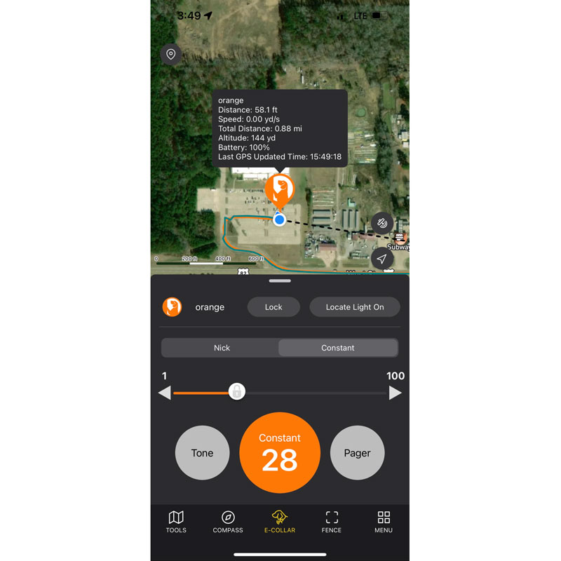 Pathfinder 2 MINI Compass E-Collar Screen