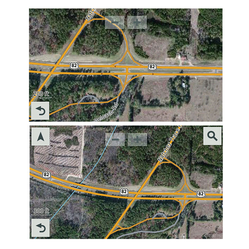 Garmin DriveTrack 71 Screen Detail