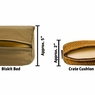Biskit Bed / Crate Cushion Size Comparison