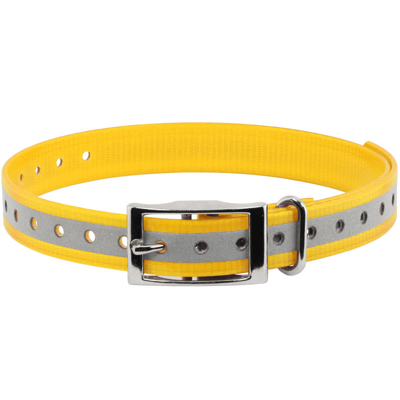3/4 in. Golden Yellow Reflective Collar Strap