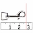 Nickel Plated Bolt Snap Size Detail