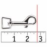 Nickel Plated Bolt Snap Size Detail