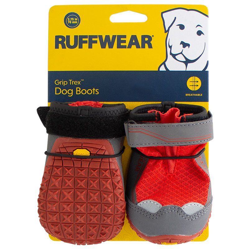 RED Grip Trex Dog Boots by Ruff Wear Set of 2. 39.95.