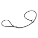 RPM Black Round Handlers BioThane Slip Lead
