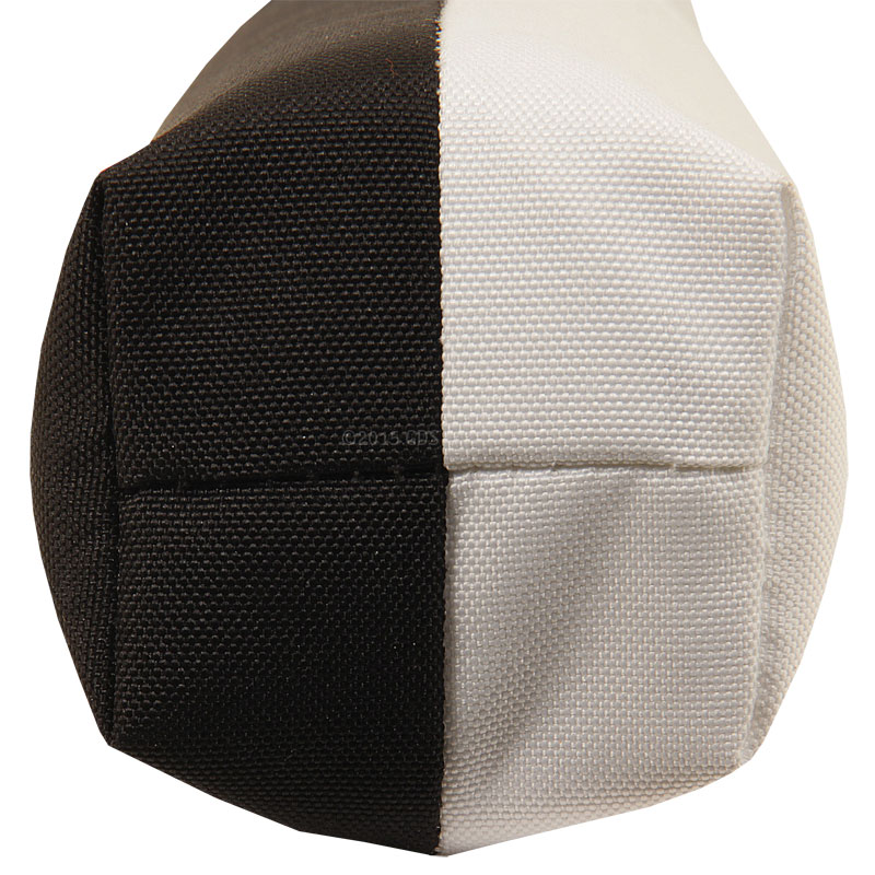 RRT Black/White 10 in. Canvas Launcher Top View 