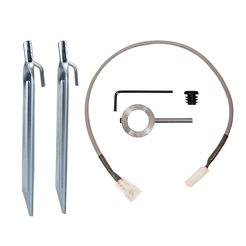 Side-Kick Tube Installation Pieces and Cable