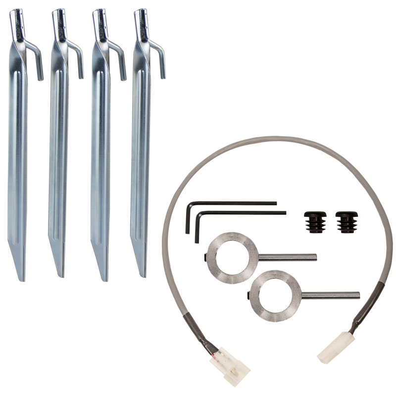 Side-Kick Tube Installation Pieces and Cables