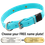 SKY BLUE BIG DAWG 1 in. Biothane D-End Collar