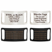 Slip-on Laser Engraved Collar ID Plate