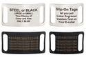 Steve's SLIDE-ON TAGS Laser Engraved Collar ID Plates