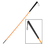 SportDOG Deluxe Heeling Stick Bright Orange