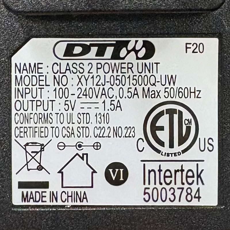 SPR5000 Charger Detail