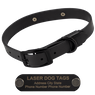 STEALTH Dawg -- BLACKOUT 1 in. Biothane Collar with Black Hardware