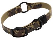  shop STEALTH Dawg -- CAMO 1 in. Biothane O-Ring Dog Collar with Black Hardware