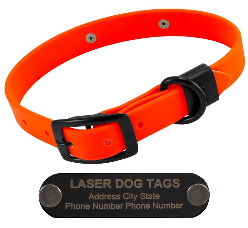 thumbnail image 2 of BIOTHANE Dog Leash - 8mm Round Track Leash / Tow Leash - Neon Orange - Made In Germany 2 of 4