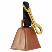  shop Steel Dog Bell with Brass Snap