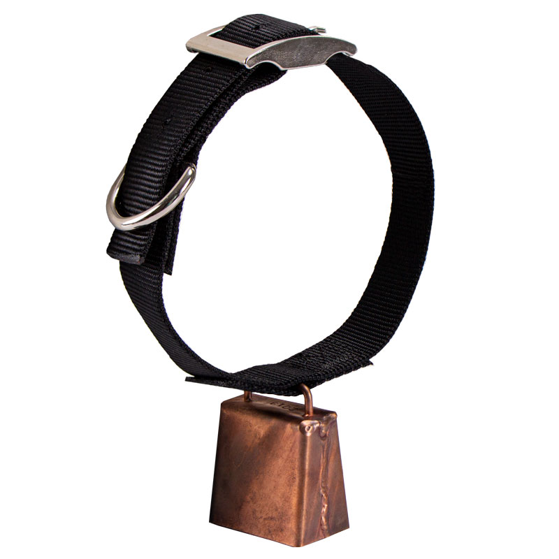 Sunkhaze / Flewelling Handmade Large Copper Plated Hunting Dog Bell with 1 in. Collar . 49.99.