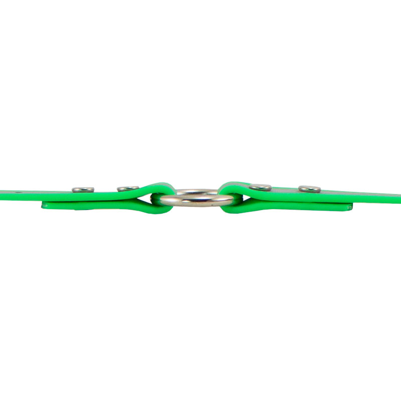 Reflective Biothane Center Ring Collar Ring Side