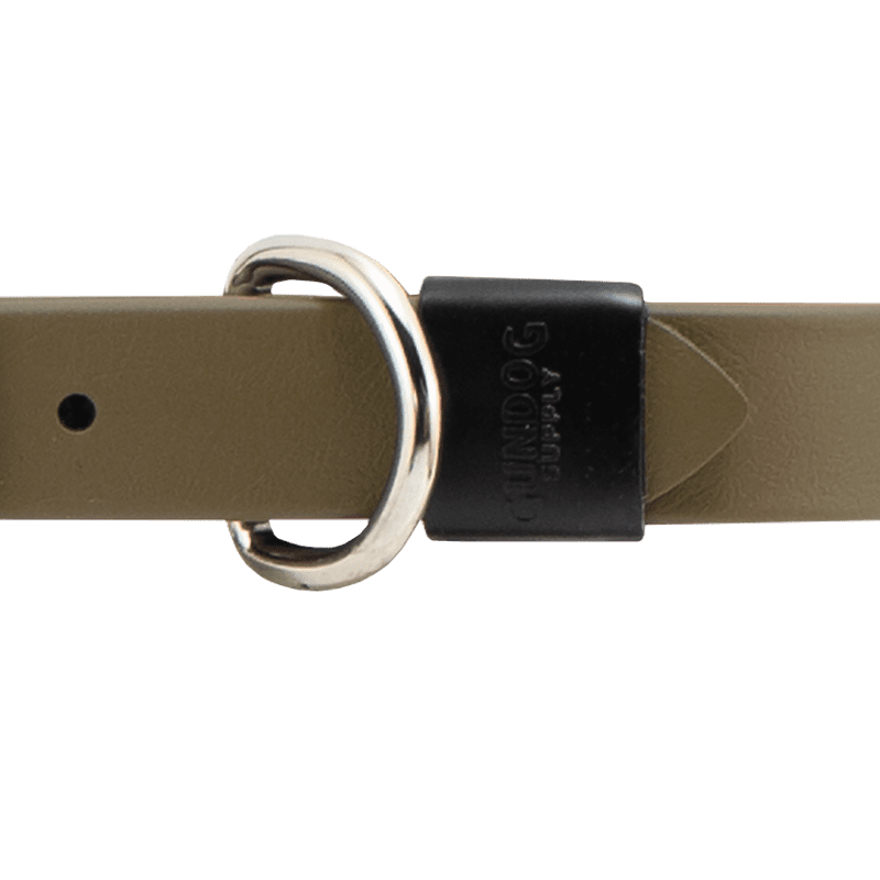 Super Heavy Biothane Standard Collar Keeper Detail