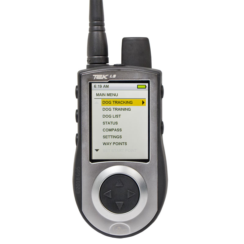TEK 1.5L Transmitter Menu Screen