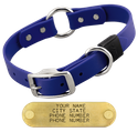 ROYAL BLUE BIG DAWG 1 in. Biothane O-Ring Collar