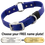 ROYAL BLUE BIG DAWG 1 in. Biothane O-Ring Collar