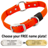 HUNTER ORANGE BIG DAWG 1 in. Biothane O-Ring Collar