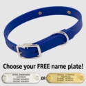 THE little DAWG -- ROYAL BLUE 3/4 in. Biothane Standard Collar