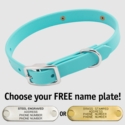 THE little DAWG -- SKY BLUE 3/4 in. Biothane Standard Collar