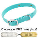 THE little DAWG -- SKY BLUE 3/4 in. Biothane Standard Collar