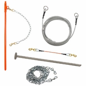 Tie-Outs, Stakes, Chains, and Cable Gangs