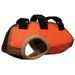 TurtleSkin®  Snake Armor Orange Dog Vest -- Broad Chest
