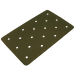 OLIVE Medium 34 in. x 22 in. WetMutt Sporting Dog Series Kennel Mat