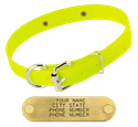 YELLOW 1 in. SunGlo D-End Collar