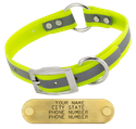 YELLOW 1 in. SunGlo Reflective O-Ring Collar
