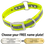YELLOW 1 in. SunGlo Reflective O-Ring Collar