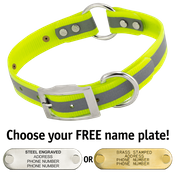  shop YELLOW 1 in. SunGlo Reflective O-Ring Collar